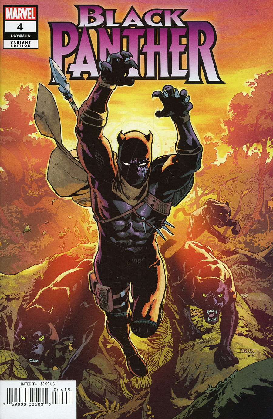 Black Panther Vol 9 #4 Cover C Incentive Mahmud Asrar Variant Cover