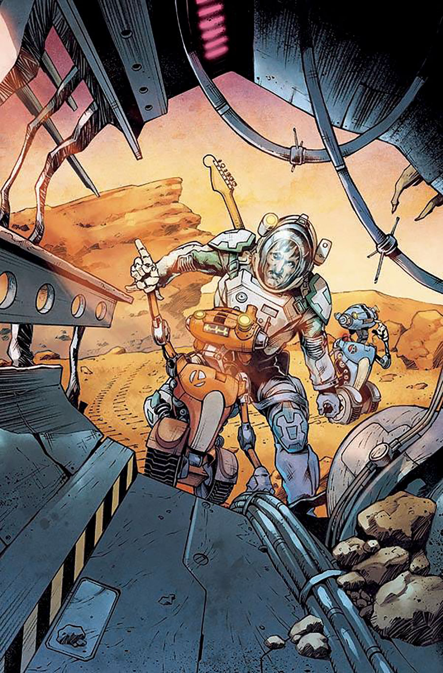 Traveling To Mars #10 Cover E Incentive Roberto Meli Virgin Cover