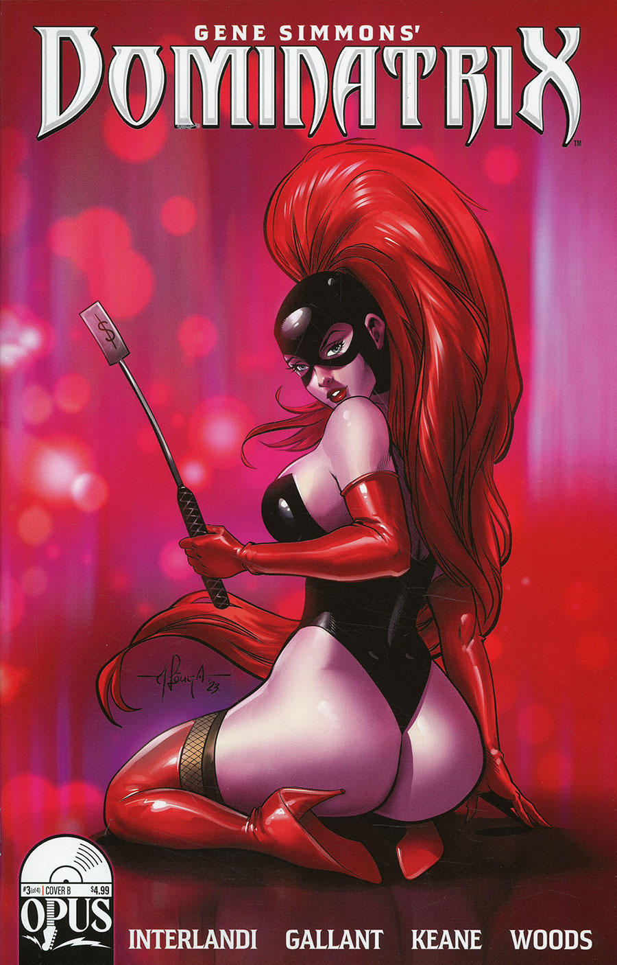 Gene Simmons Dominatrix Vol 2 #3 Cover B Variant Arturo Louga Cover