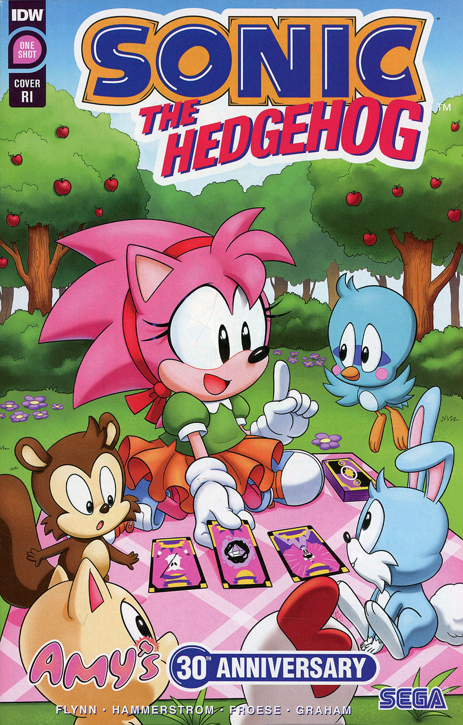 Sonic The Hedgehog Amys 30th Anniversary #1 Cover C Incentive Jennifer Hernandez Variant Cover