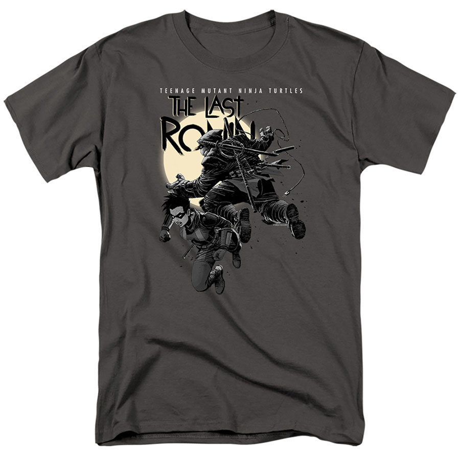 Teenage Mutant Ninja Turtles The Last Ronin Casey Marie Jones Charcoal Mens T-Shirt Large