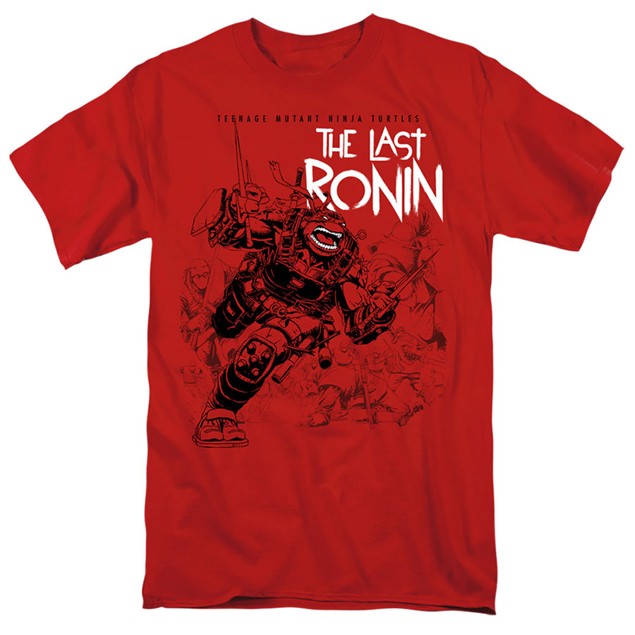 Teenage Mutant Ninja Turtles The Last Ronin Charging Ronin Red Mens T-Shirt Large