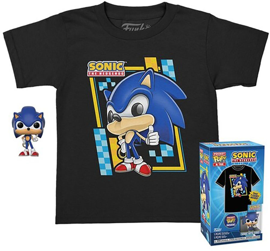 Pocket POP And Tee Sonic The Hedgehog T-Shirt X-Small