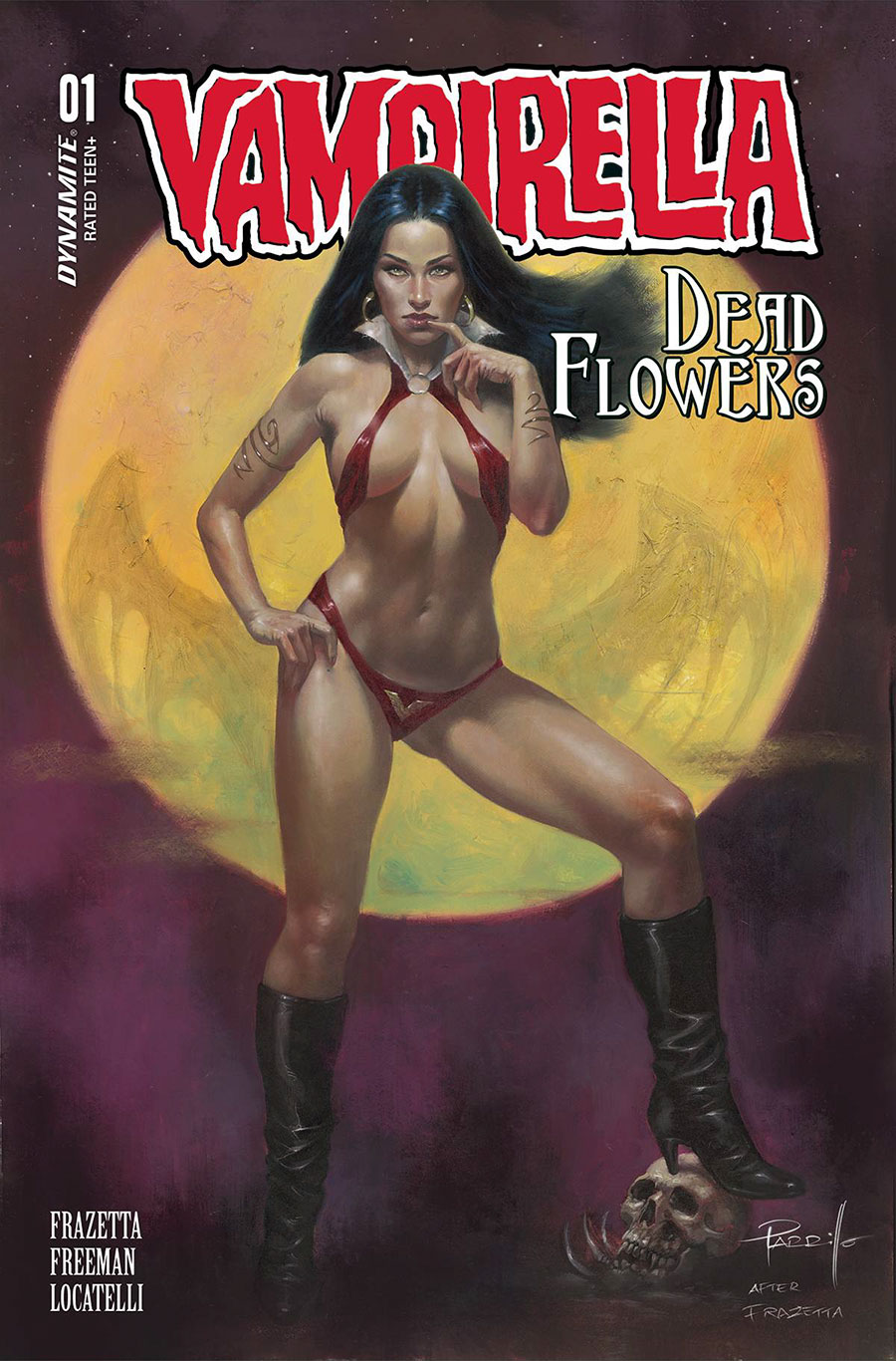 Vampirella Dead Flowers #1 Cover A Regular Lucio Parrillo Cover