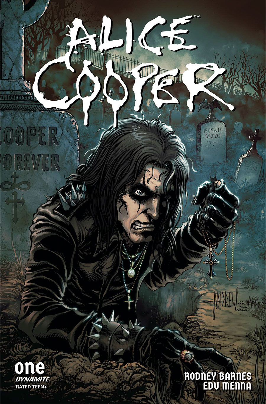 Alice Cooper Vol 2 #1 Cover B Variant Andrew Mangum Cover