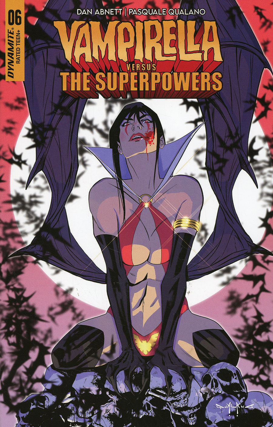 Vampirella vs The Superpowers #6 Cover E Variant Pasquale Qualano Cover