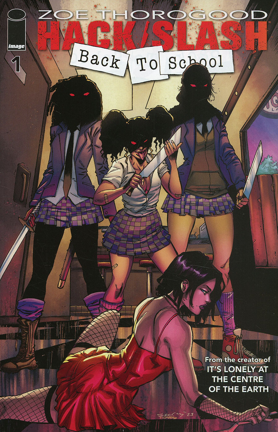 Hack Slash Back To School #1 Cover B Variant Tim Seeley Cover