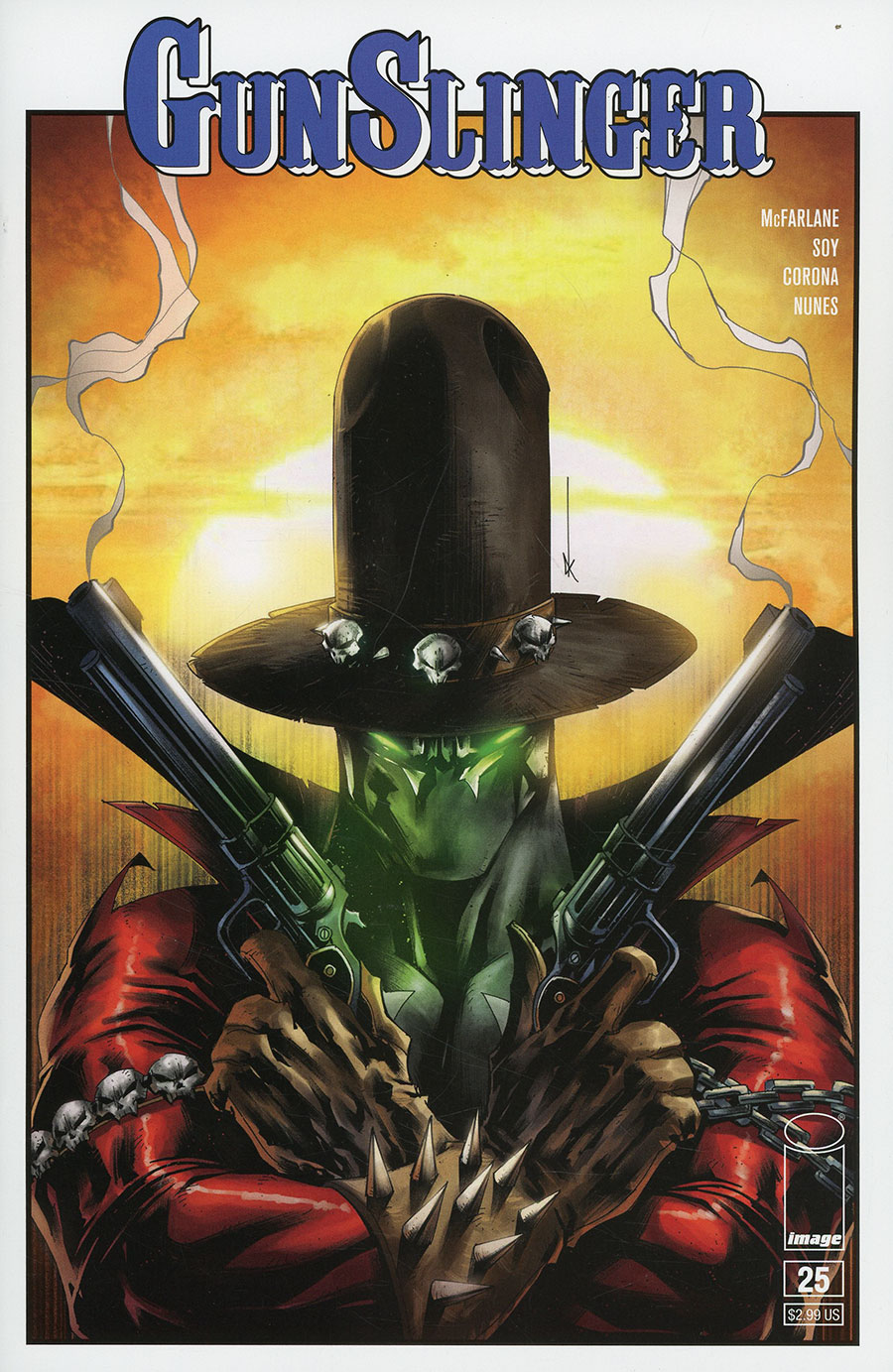 Gunslinger Spawn #25 Cover B Variant Kevin Keane Cover