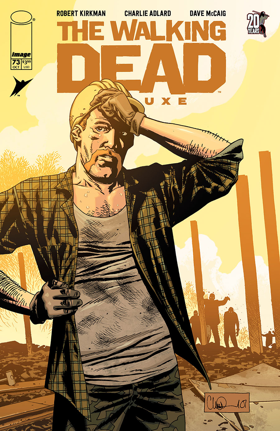 Walking Dead Deluxe #73 Cover B Variant Charlie Adlard & Dave McCaig Cover