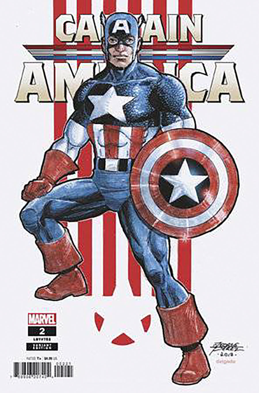 Captain America Vol 10 #2 Cover D Variant George Perez Cover