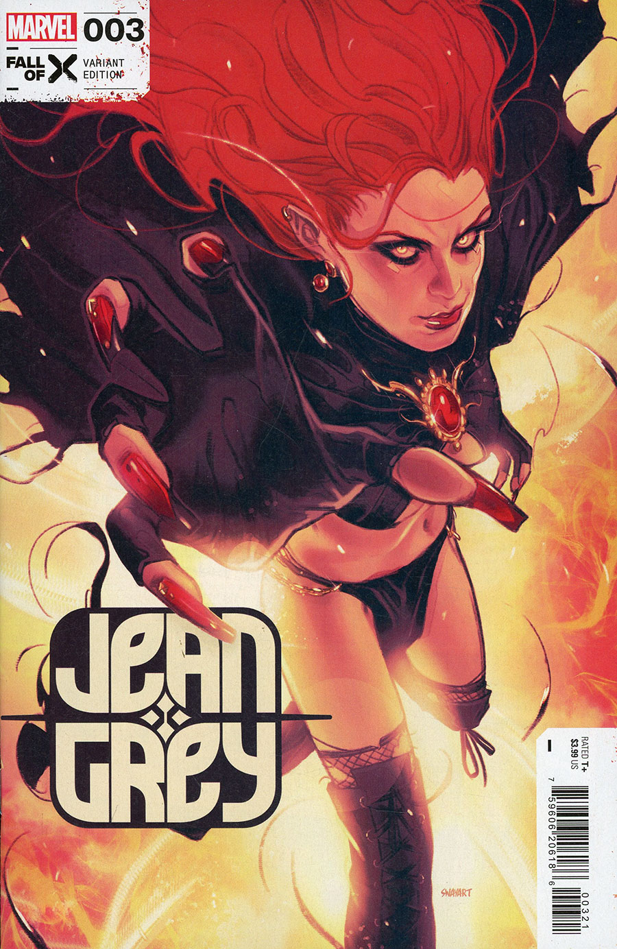 Jean Grey Vol 2 #3 Cover B Variant Joshua Sway Swaby Cover (Fall Of X Tie-In)