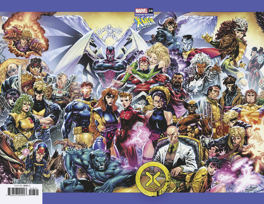 X-Men Vol 6 #28 Cover B Variant Philip Tan X-Men 60th Anniversary Wraparound Cover (Fall Of X Tie-In)