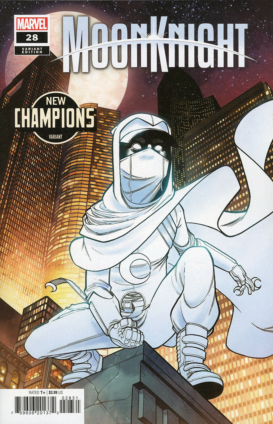 Moon Knight Vol 9 #28 Cover B Variant Javier Garron New Champions Cover