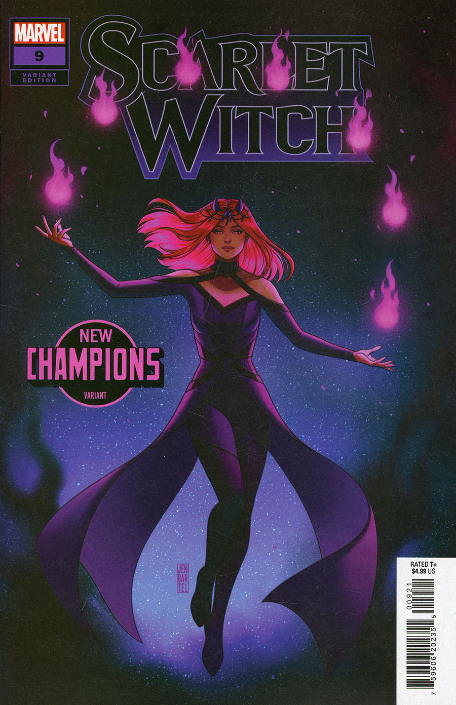 Scarlet Witch Vol 3 #9 Cover B Variant Jen Bartel New Champions Cover