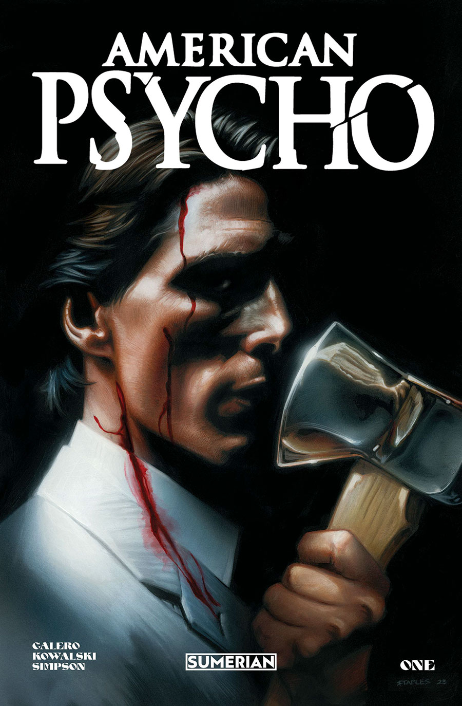 American Psycho #1 Cover A Regular Greg Staples Cover