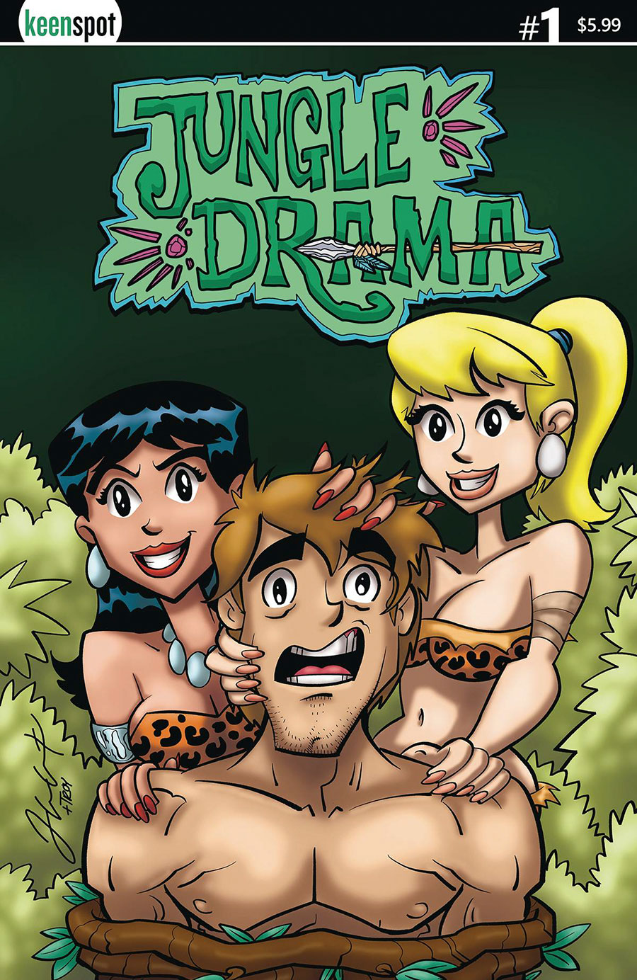 Jungle Drama #1 Cover F Variant J Cole Christensen Cover