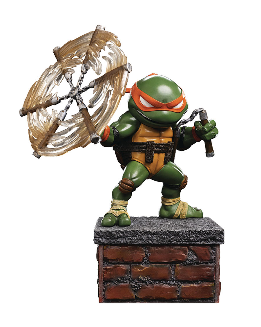 Minico Teenage Mutant Ninja Turtles Michelangelo Version 2 SDCC 2023 Previews Exclusive PVC Figure