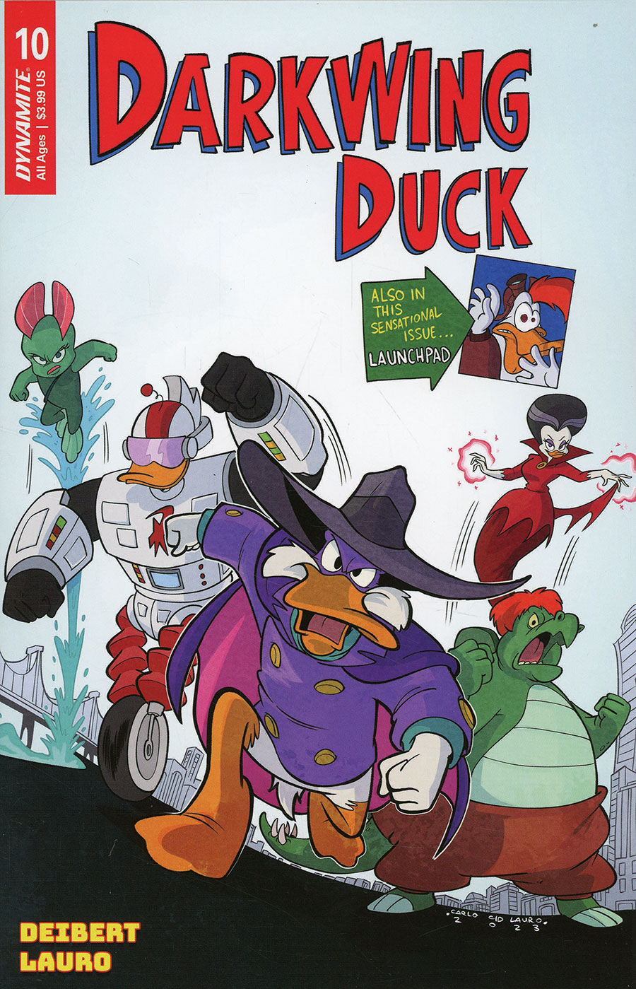 Darkwing Duck Vol 3 #10 Cover G Incentive Carlo Lauro Variant Cover