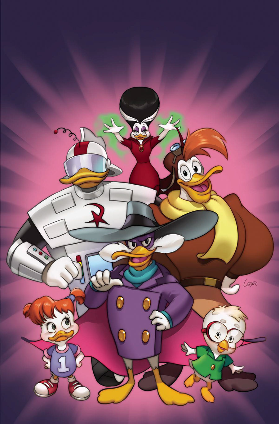 Darkwing Duck Vol 3 #10 Cover L Dynamite Metal Premium Lesley Leirix Li Cover