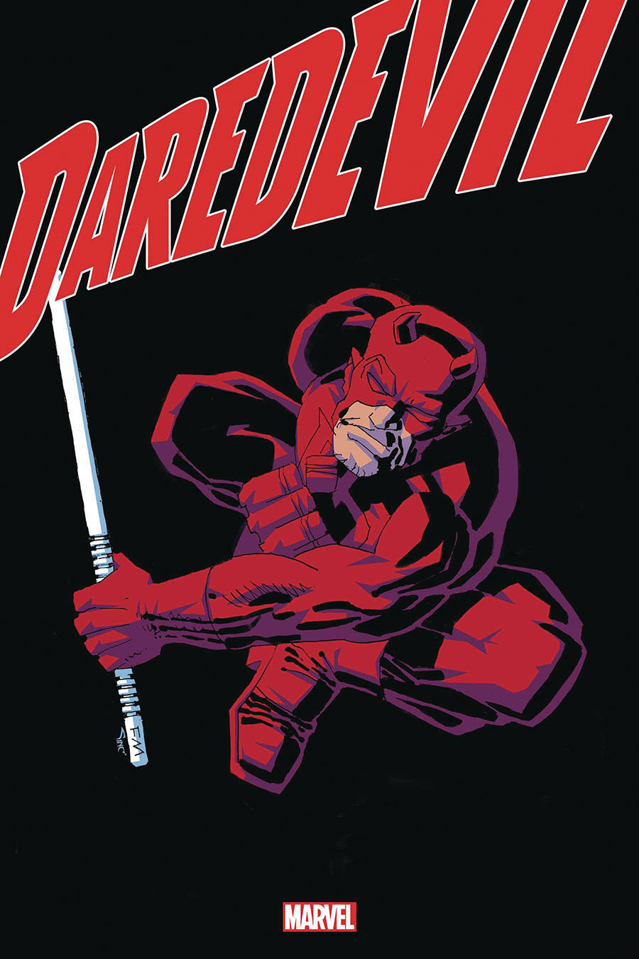 Daredevil Vol 8 #1 Cover N DF Frank Miller Variant Cover Signed By Frank Miller