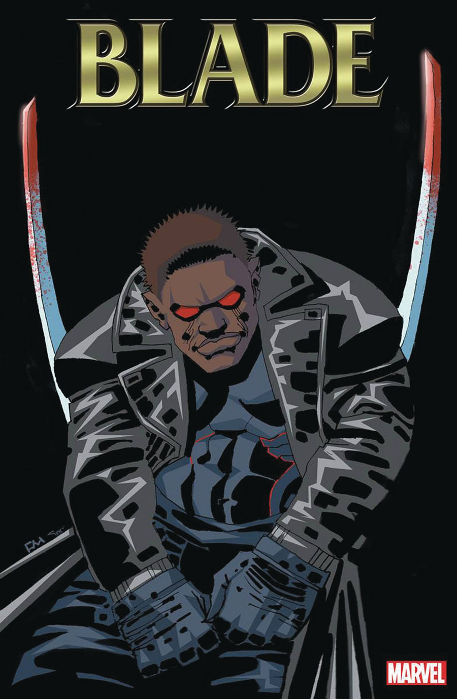 Blade Vol 4 #1 Cover O DF Frank Miller Variant Cover Signed By Frank Miller