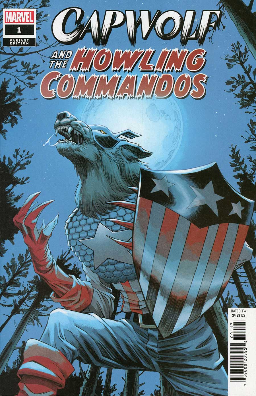 Capwolf And The Howling Commandos #1 Cover C Incentive Declan Shalvey Variant Cover