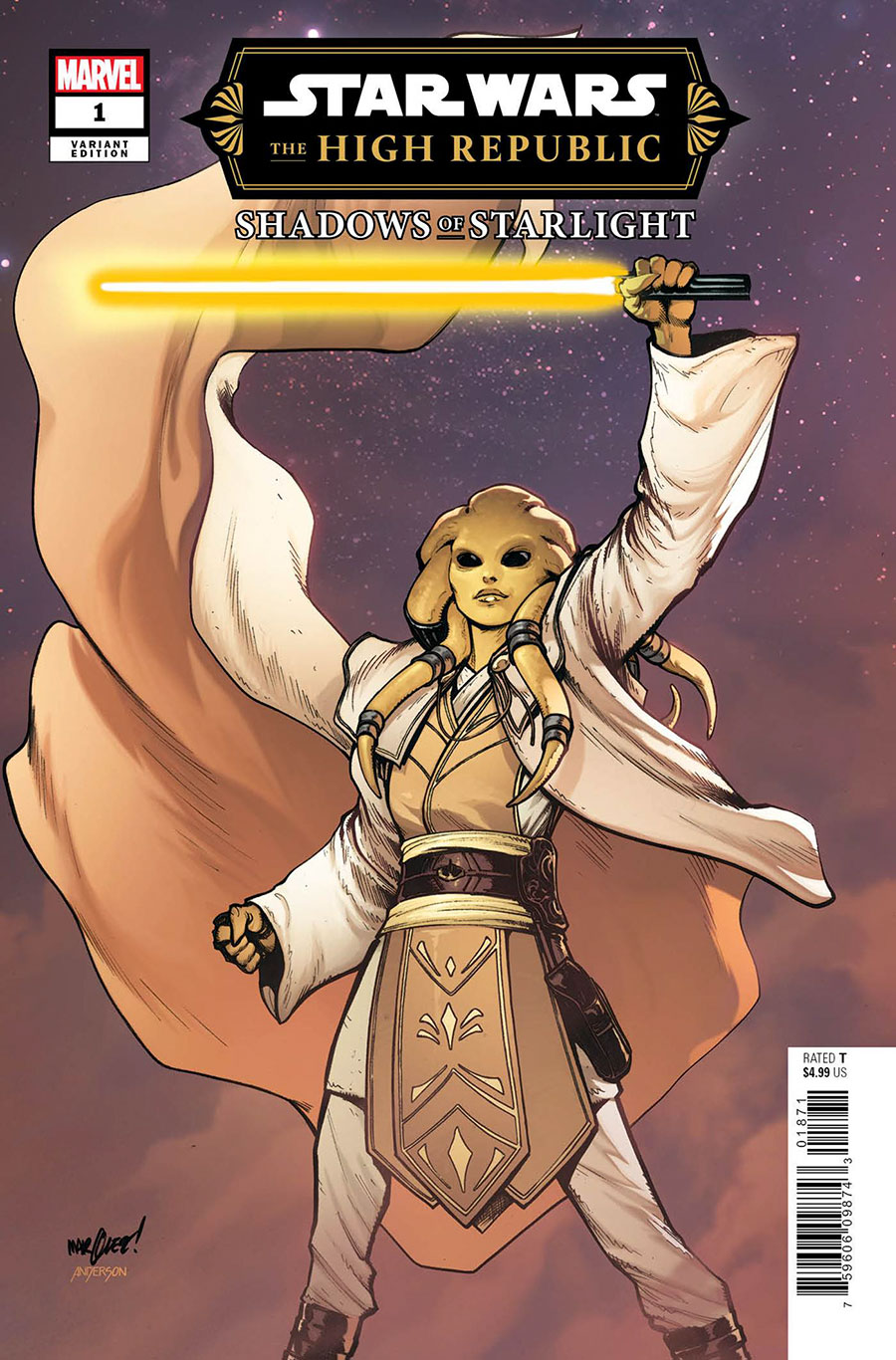 Star Wars The High Republic Shadows Of Starlight #1 Cover C Incentive David Marquez Variant Cover