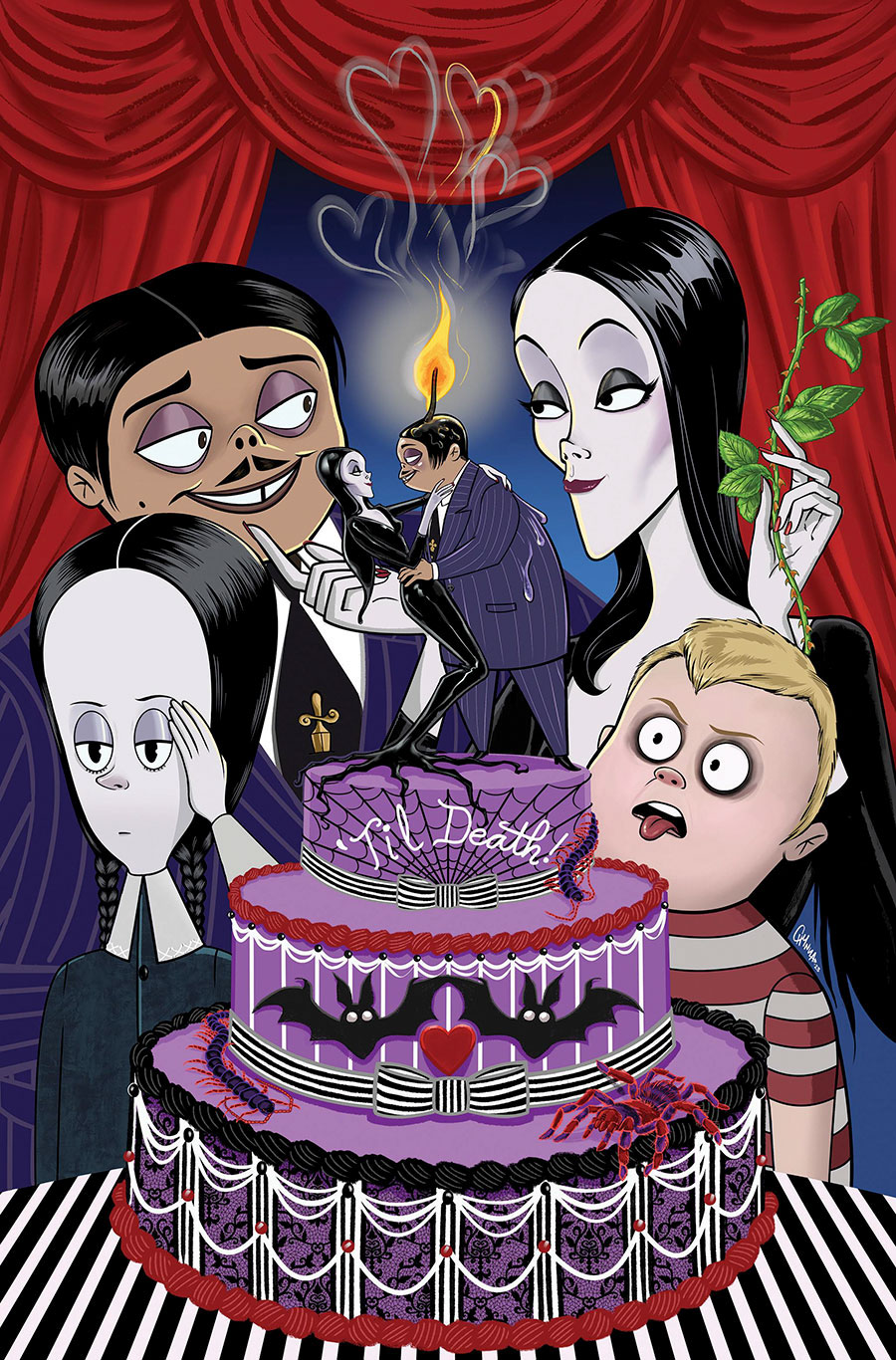 Addams Family Charlatans Web #1 Cover C Incentive Chynna Clugston-Flores Virgin Cover