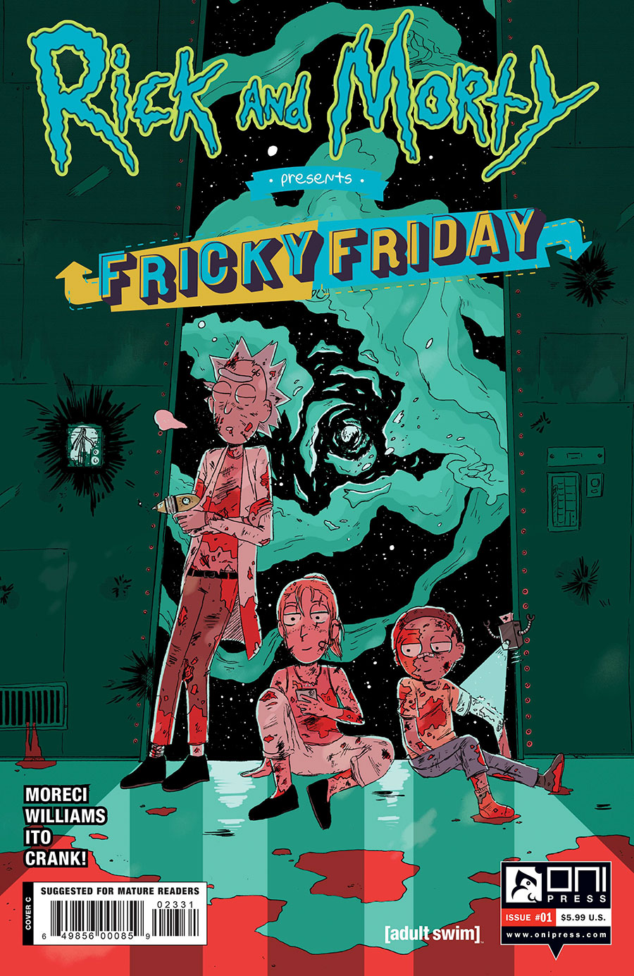 Rick And Morty Presents Fricky Friday #1 (One Shot) Cover C Incentive Beck Kubrick Variant Cover