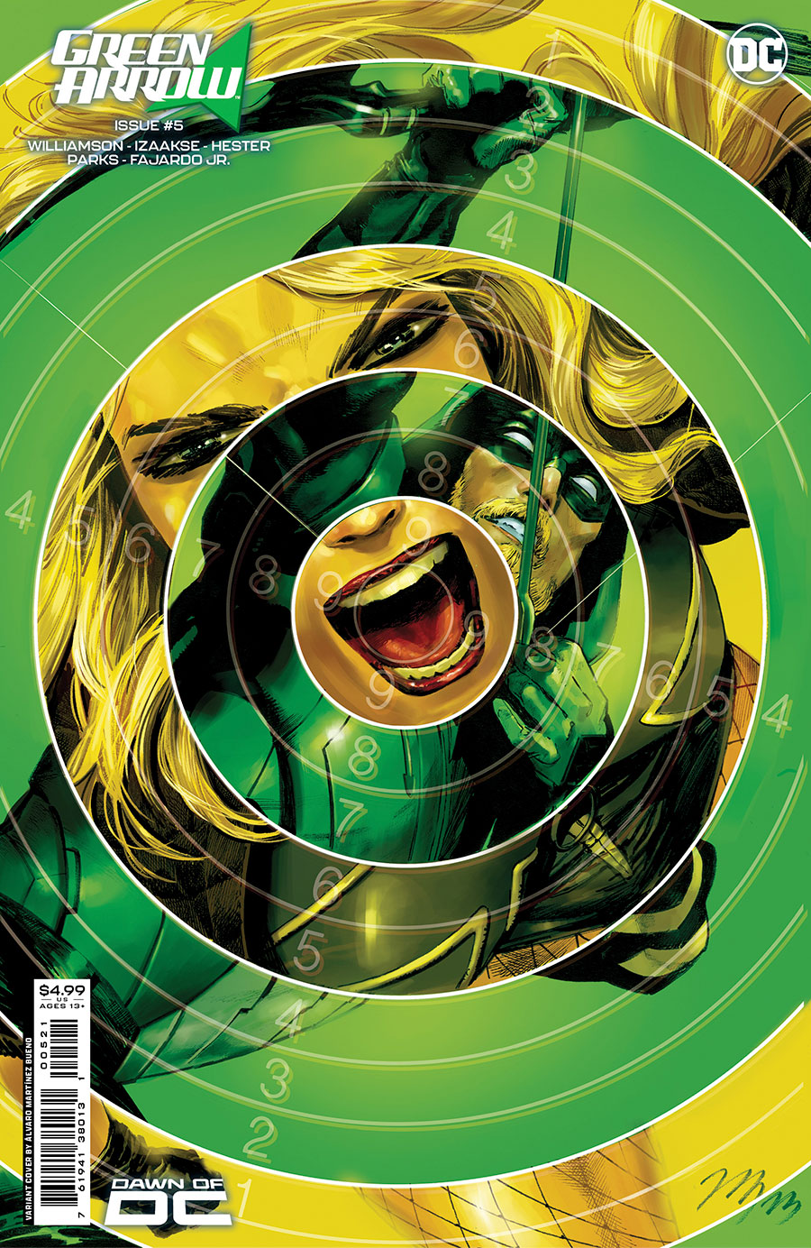 Green Arrow Vol 8 #5 Cover B Variant Alvaro Martinez Bueno Card Stock Cover