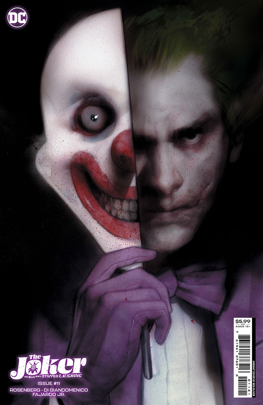 Joker The Man Who Stopped Laughing #11 Cover B Variant Ben Oliver Cover