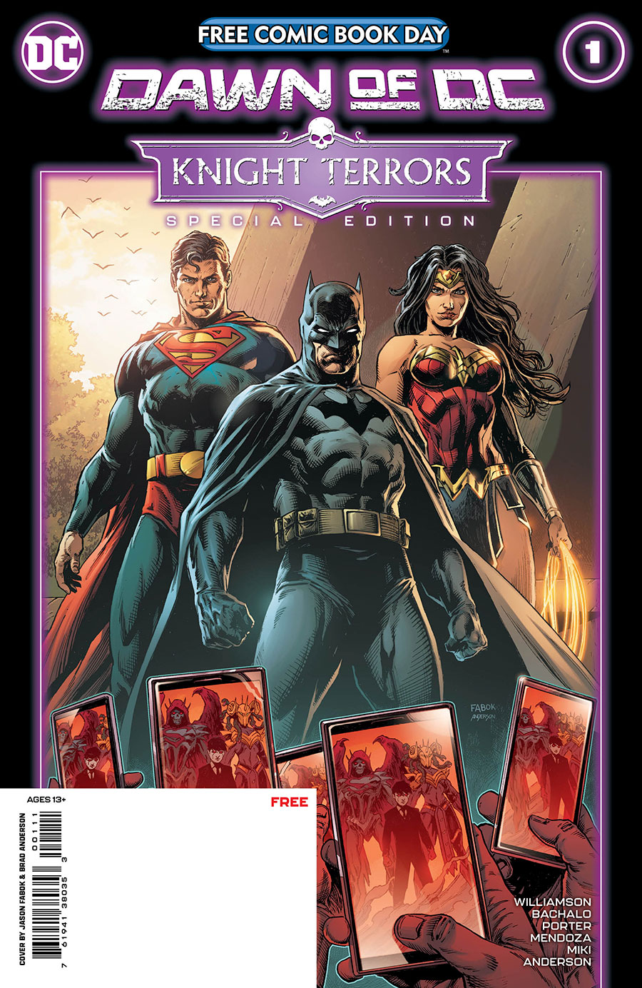 Dawn Of DC Knight Terrors Special Edition #1 FCBD 2023 Cover A Regular Jason Fabok Cover