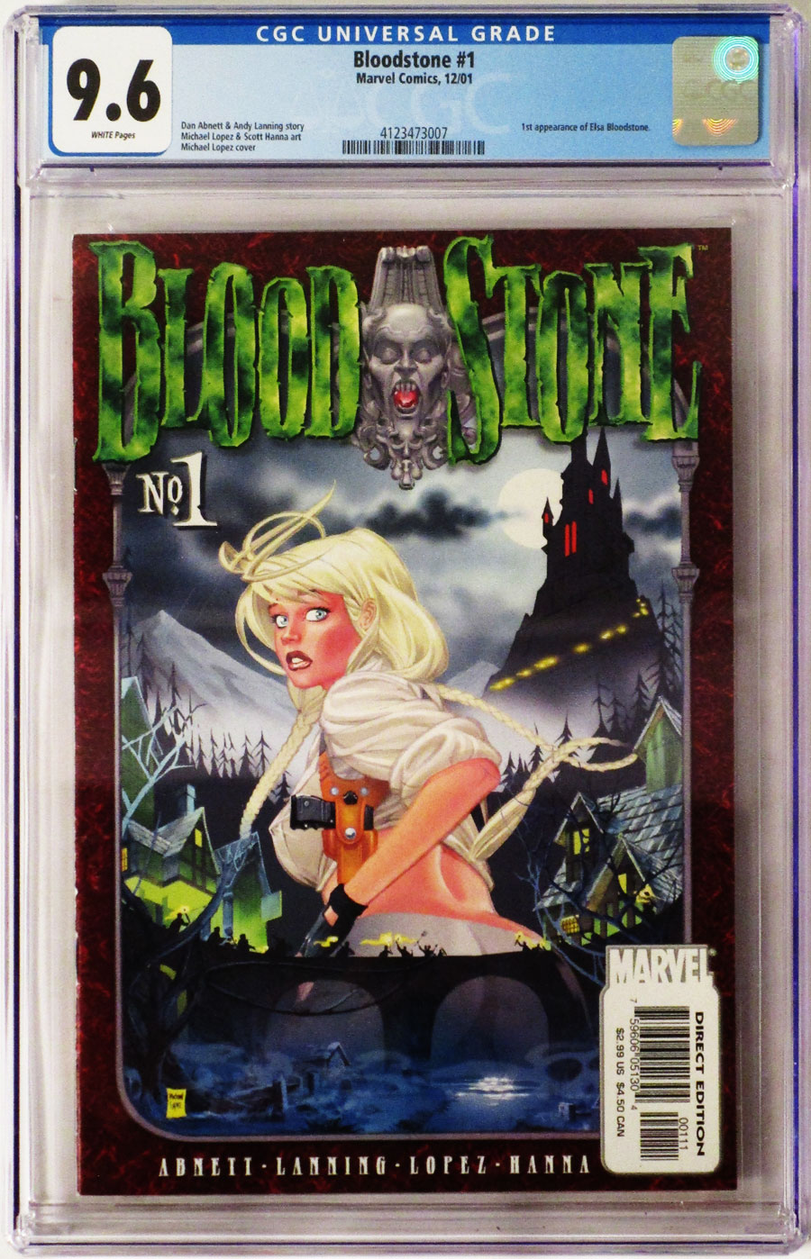 Bloodstone #1 Cover B CGC 9.6