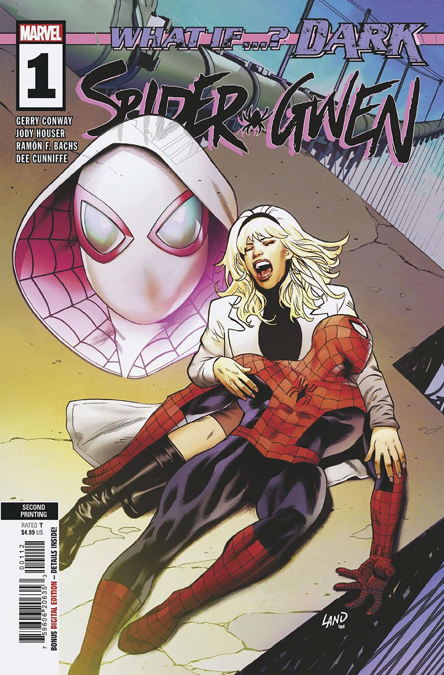 What If Dark Spider-Gwen #1 (One Shot) Cover E 2nd Ptg Greg Land Variant Cover