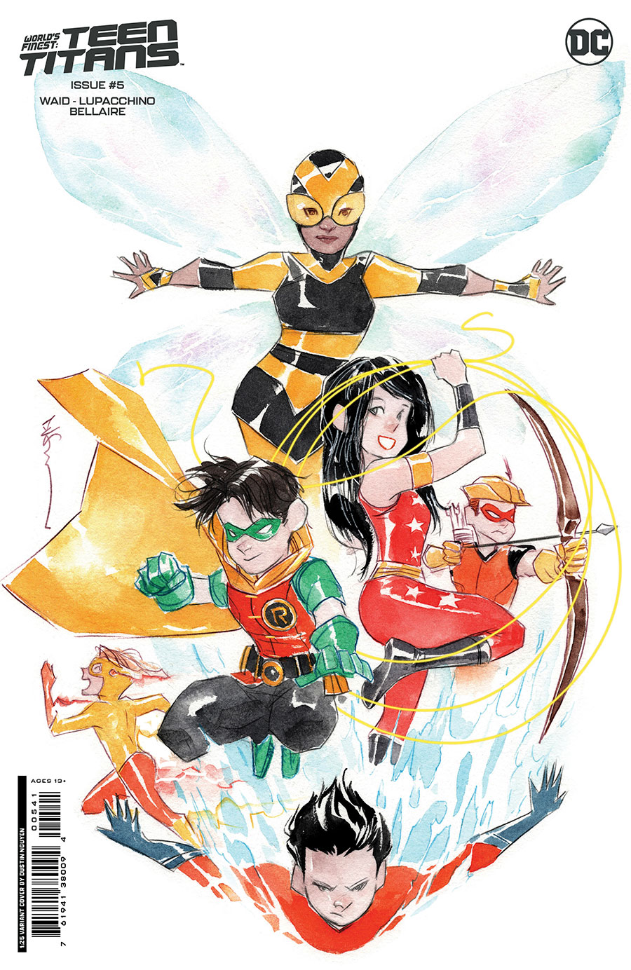 Worlds Finest Teen Titans #5 Cover D Incentive Dustin Nguyen Card Stock Variant Cover