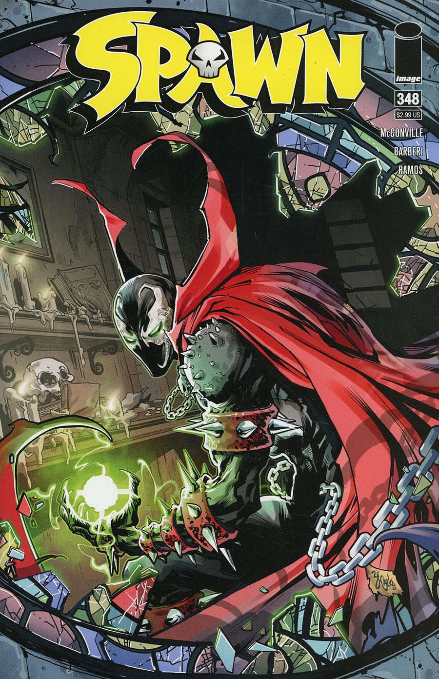 Spawn #348 Cover A Regular Ze Carlos Cover