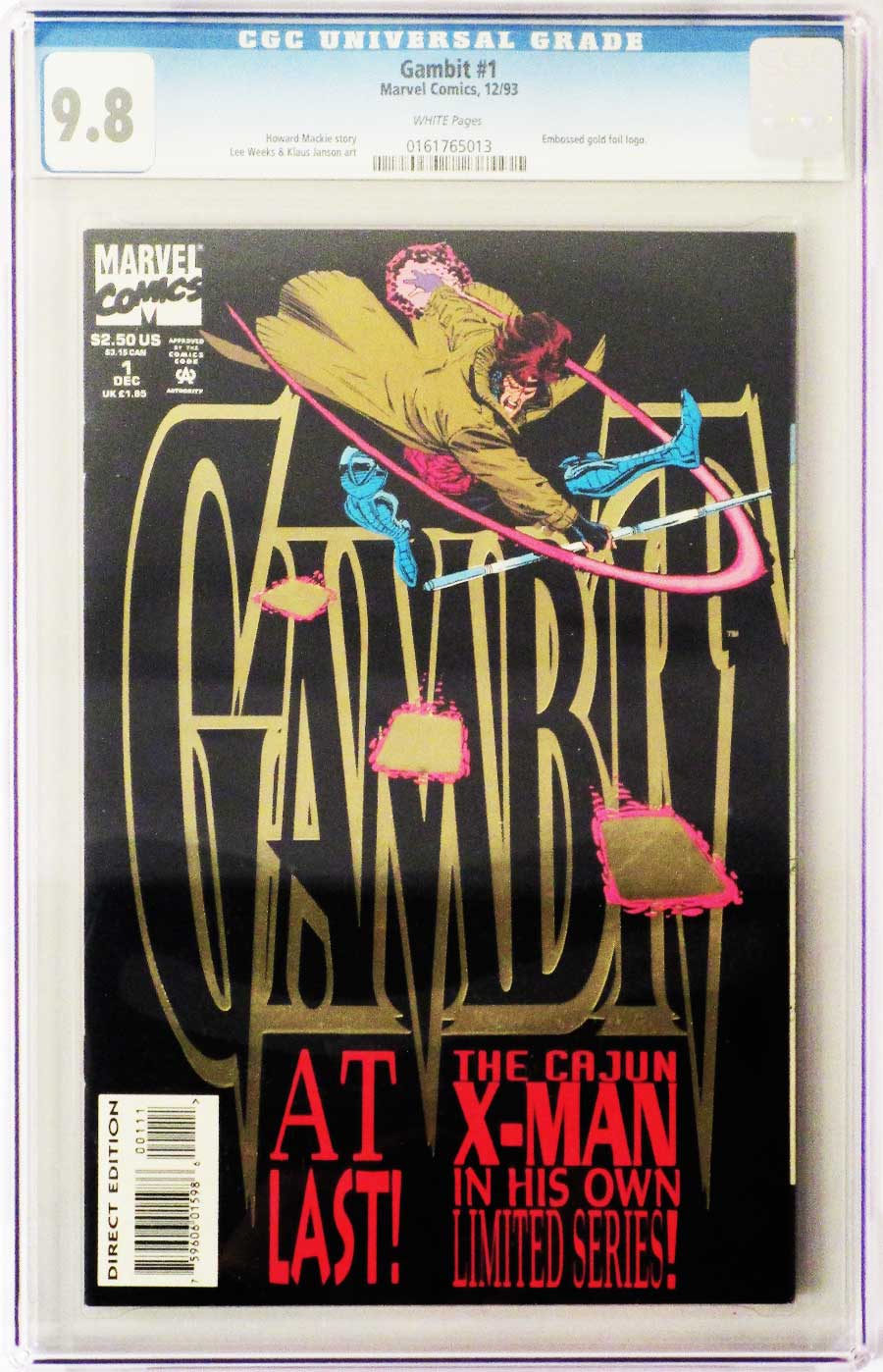 Gambit #1 Cover C CGC 9.8