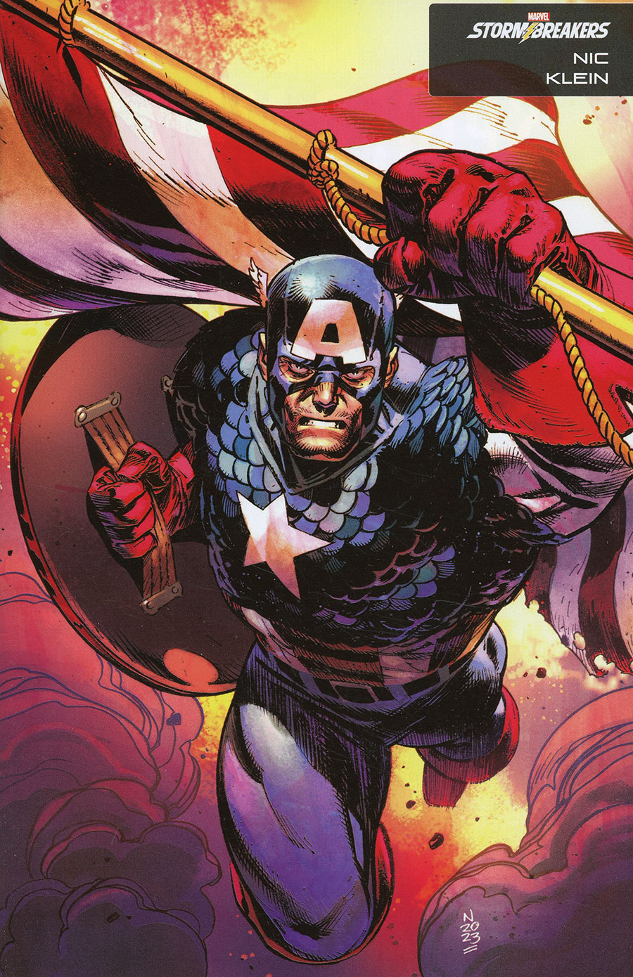 Captain America Vol 10 #3 Cover E Variant Nic Klein Stormbreakers Cover