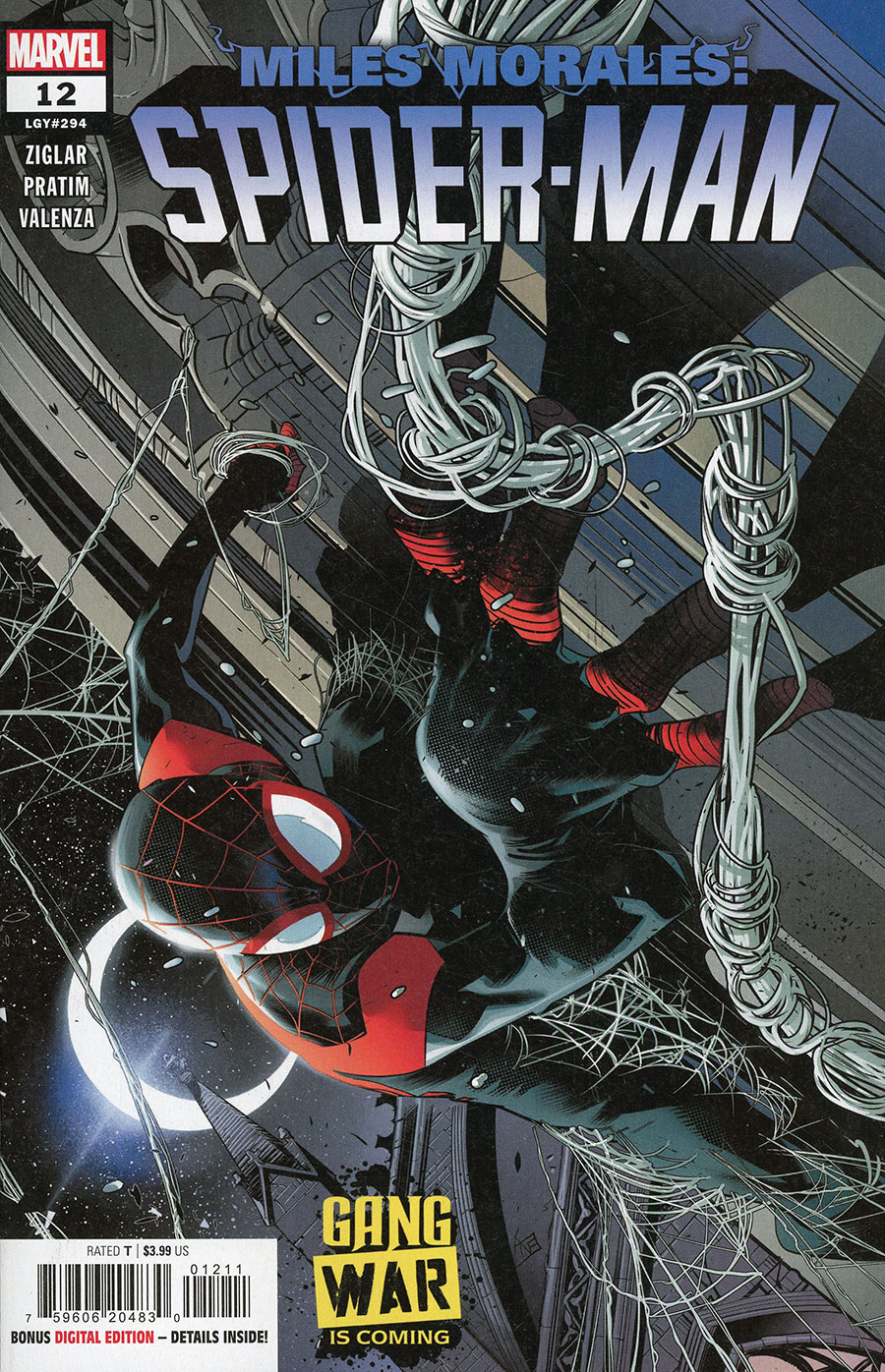 Miles Morales Spider-Man Vol 2 #12 Cover A Regular Federico Vicentini Cover (Gang War First Strike Tie-In)