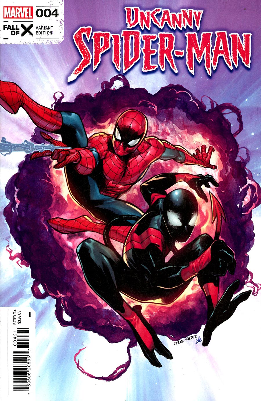 Uncanny Spider-Man #4 Cover B Variant Lee Garbett Cover (Fall Of X Tie-In)