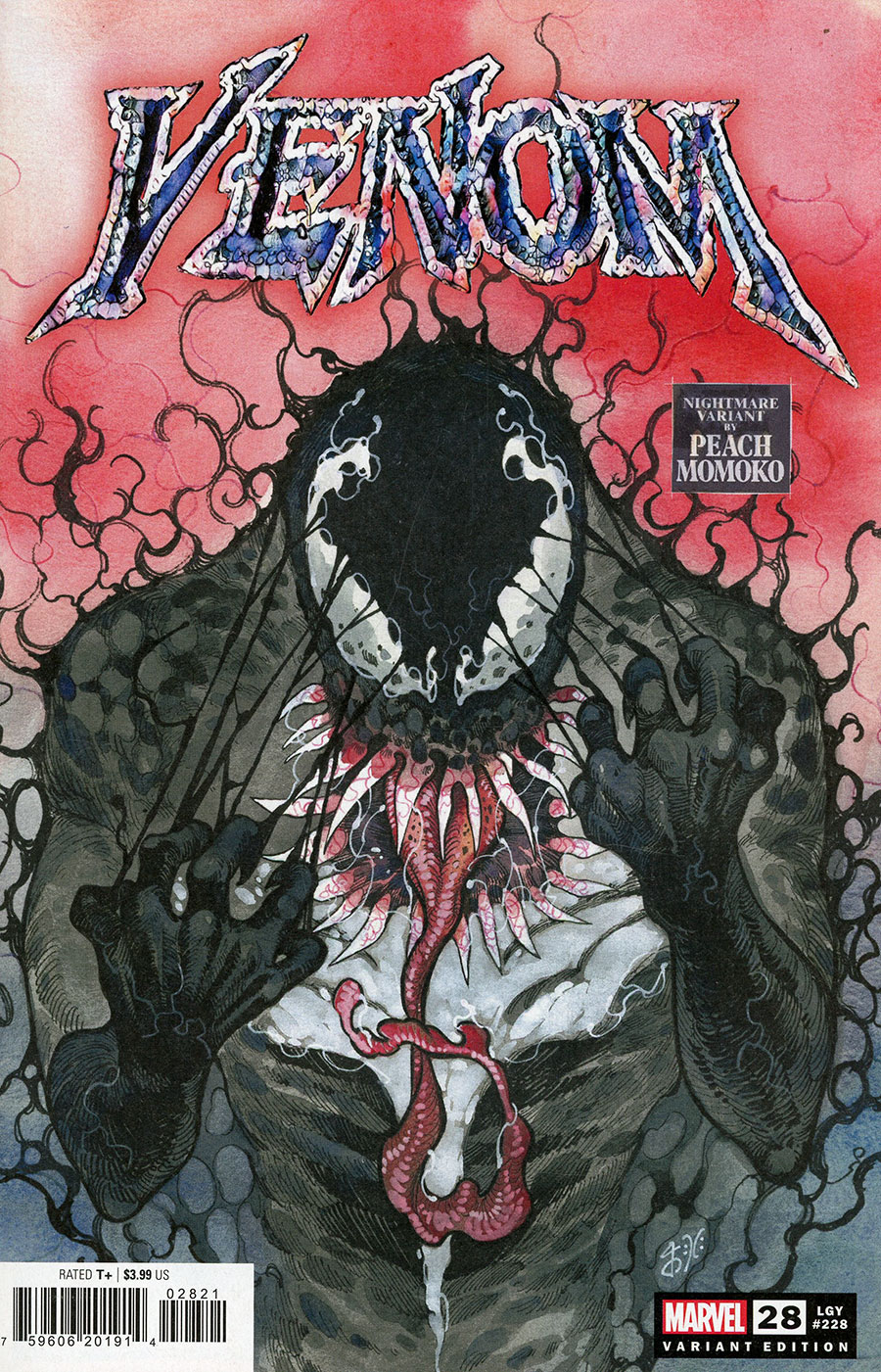 Venom Vol 5 #28 Cover B Variant Peach Momoko Nightmare Cover