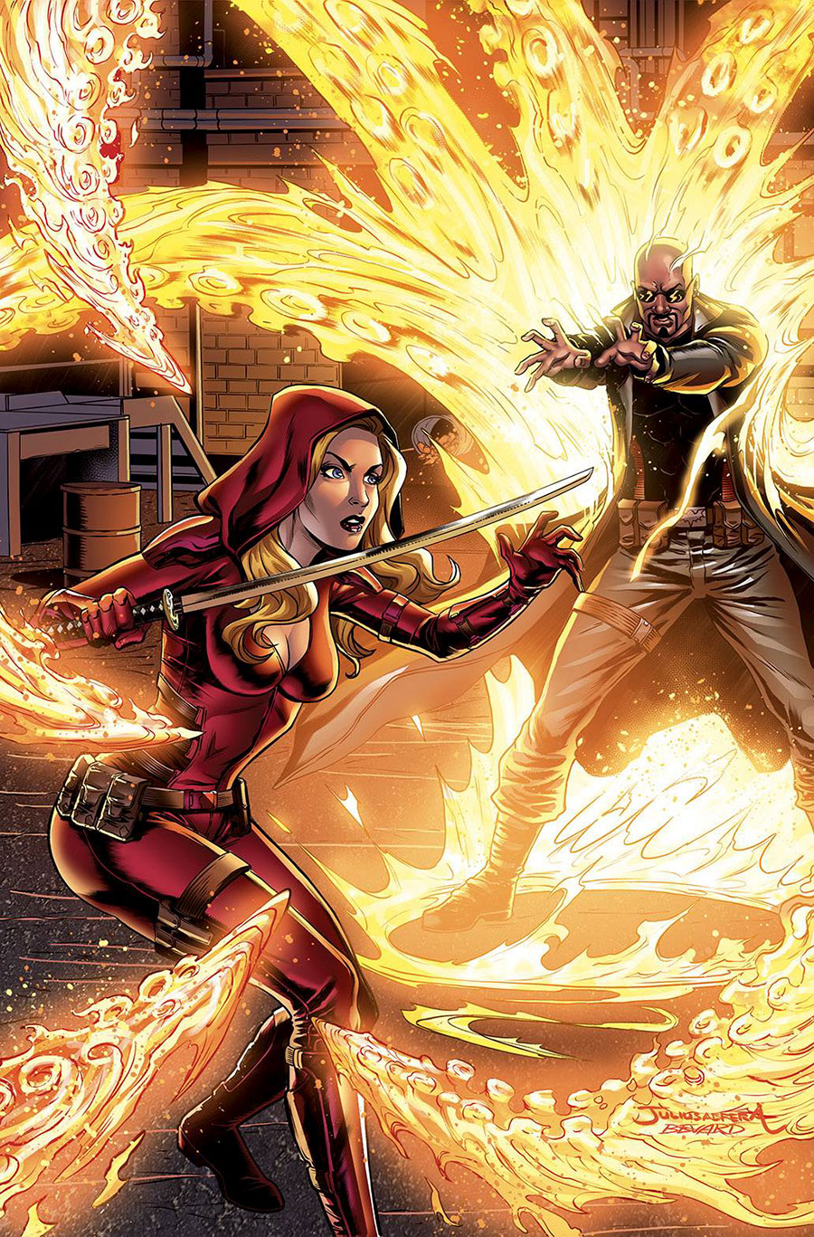 Grimm Fairy Tales Presents Red Agent Trial By Fire #1 (One Shot) Cover B Julius Abrera