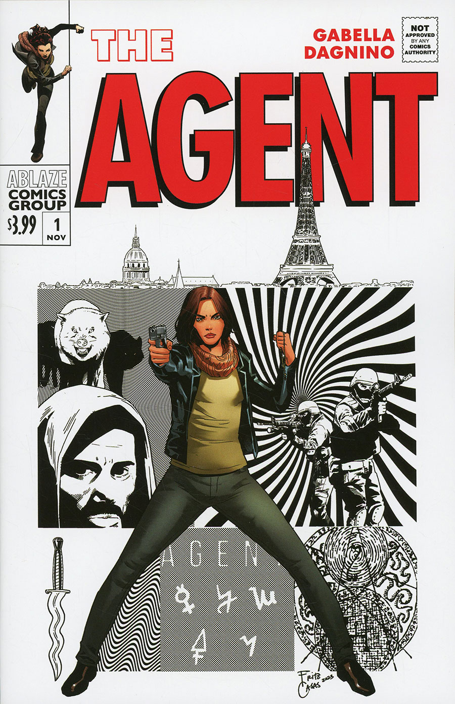 The Agent #1 Cover D Variant Fritz Casas Nick Fury Agent Of SHIELD 4 Homage Cover