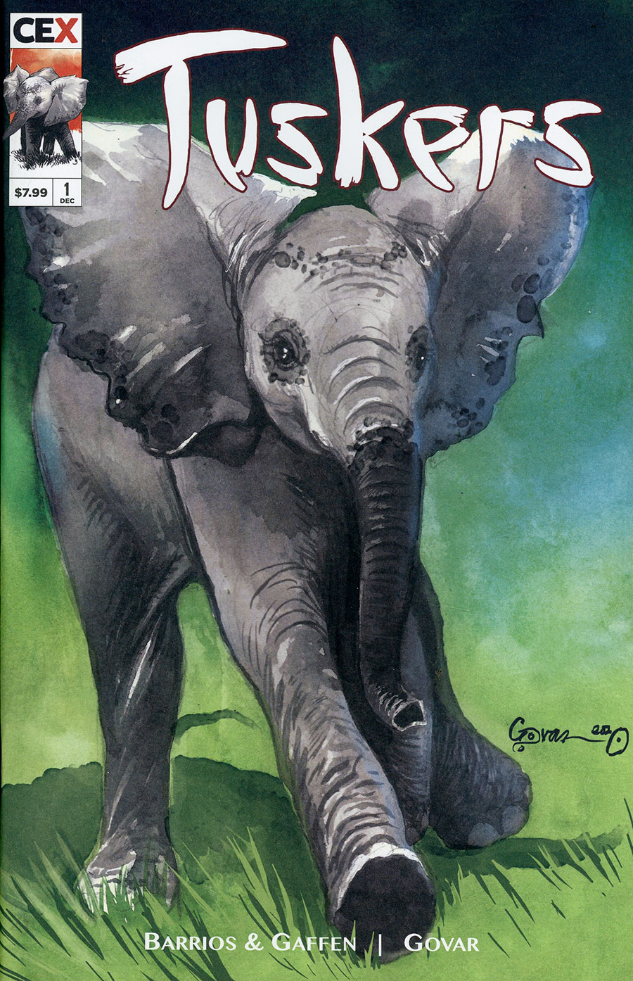 Tuskers #1 Cover B Variant Daniel Govar Cover