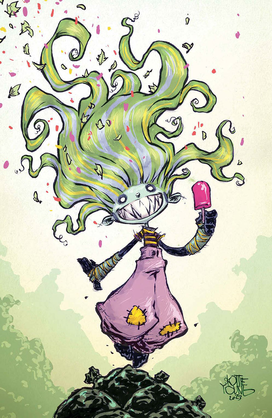 Zawa And The Belly Of The Beast #1 Cover F Variant Skottie Young Reveal Cover