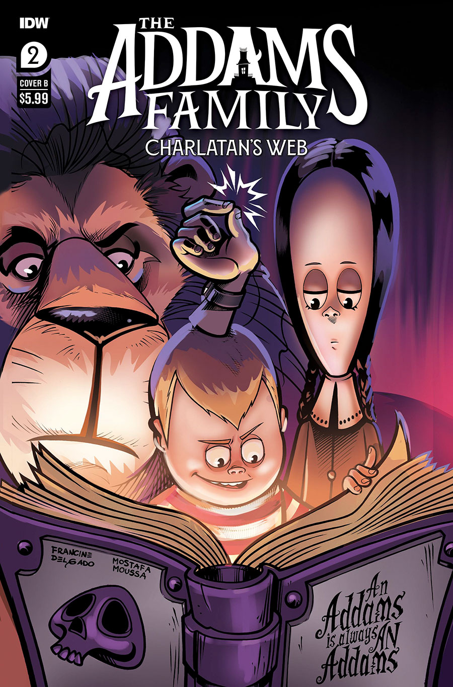 Addams Family Charlatans Web #2 Cover B Variant Francine Delgado Cover