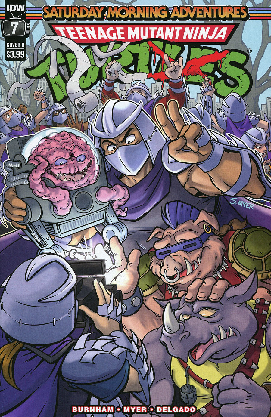 Teenage Mutant Ninja Turtles Saturday Morning Adventures Continued #7 Cover B Variant Sarah Myer Cover