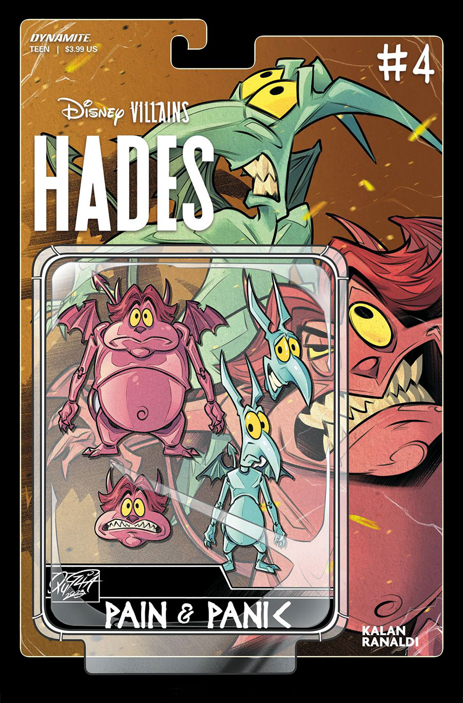 Disney Villains Hades #4 Cover E Variant Action Figure Cover