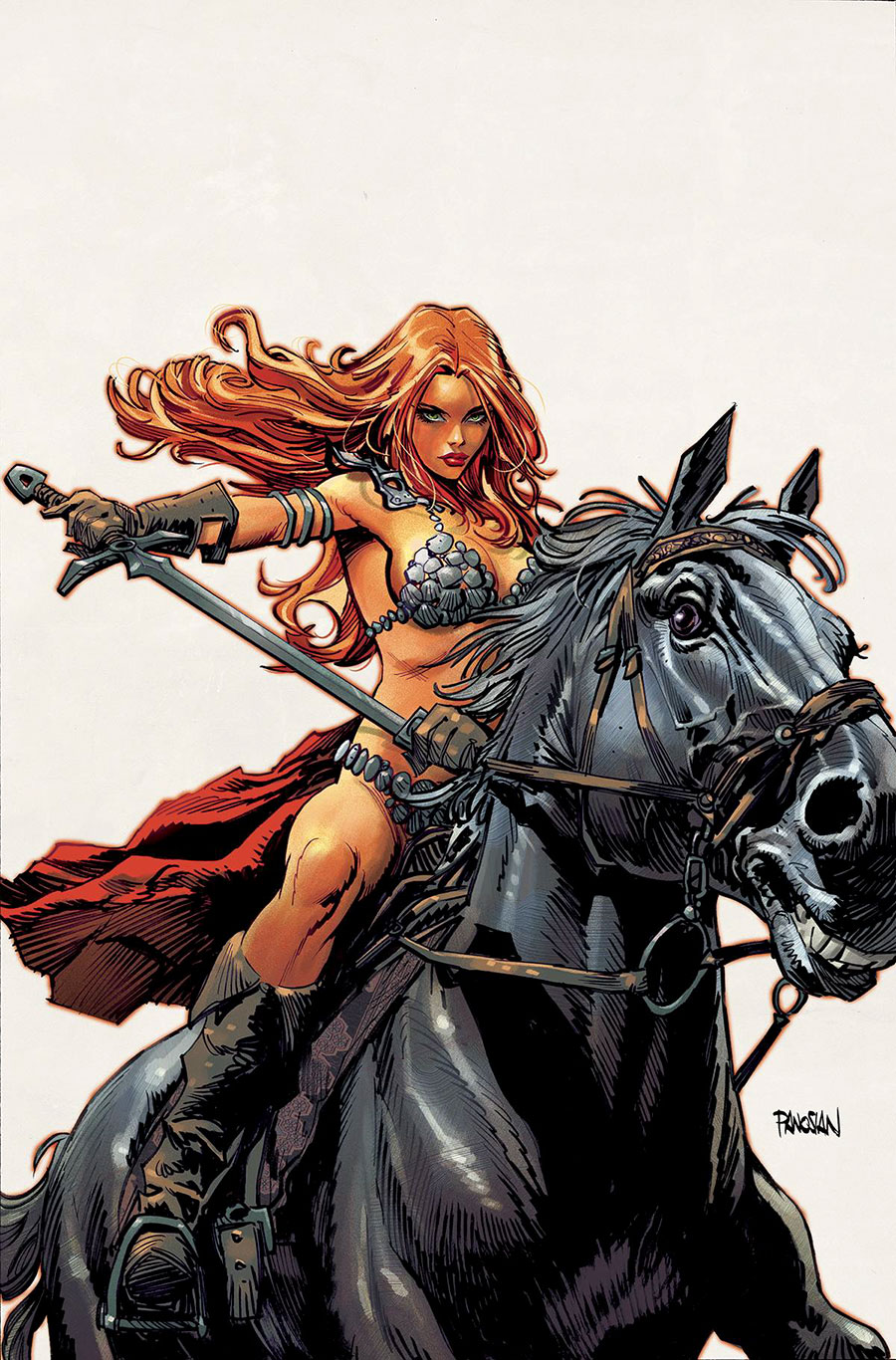 Savage Red Sonja #1 Cover I Incentive Dan Panosian Virgin Cover