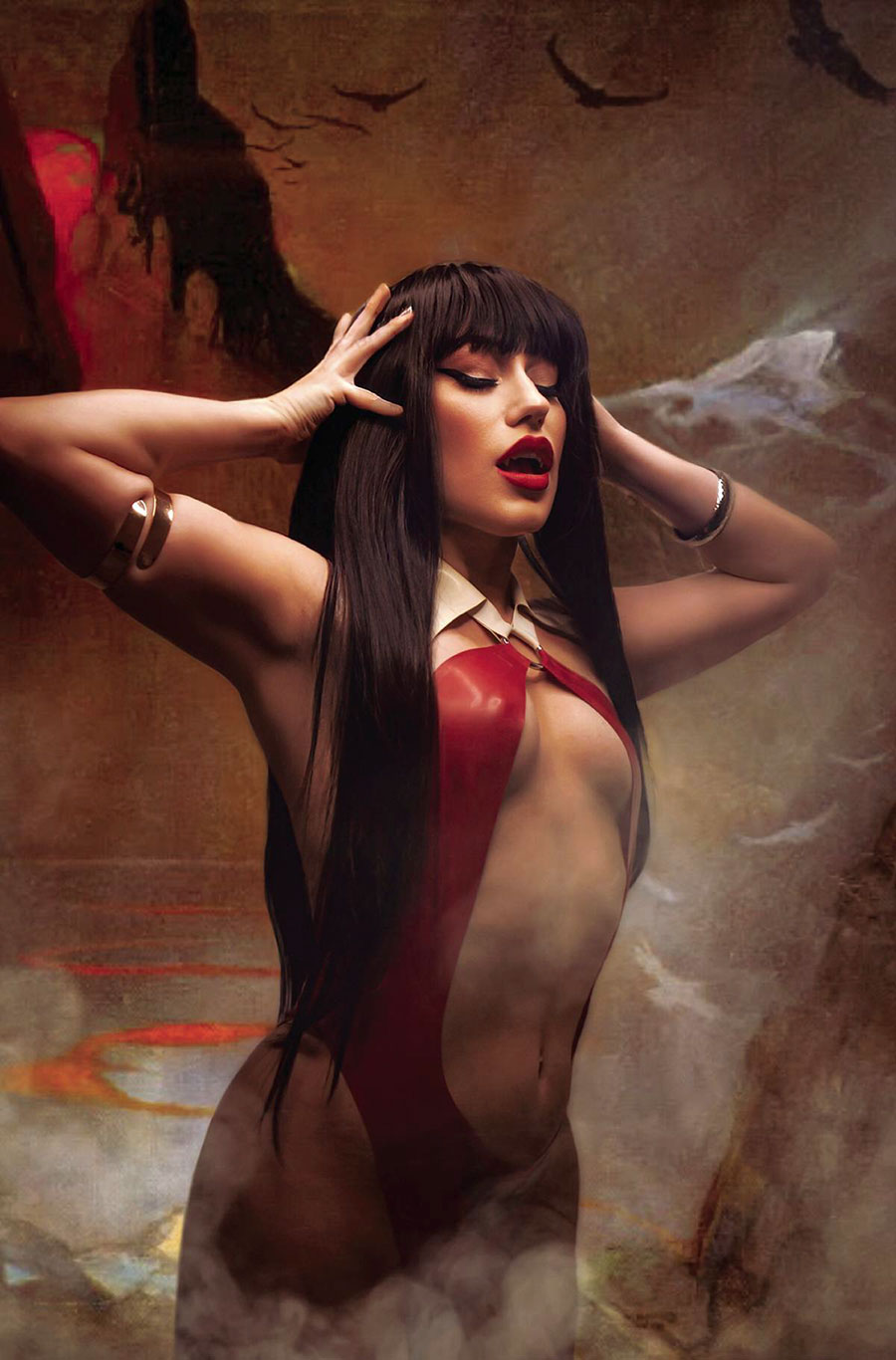 Vampirella Dead Flowers #2 Cover H Incentive Rachel Hollon Cosplay Photo Virgin Cover